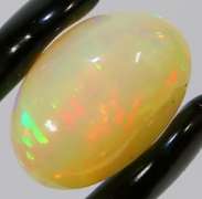 Gorgeous 7.48ct rolling floral fairy fire Welo Opal