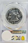 Superb Gem Proof 1954 Franklin Half Dollar. PCGS PR66