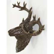 Wall Mount Deer - Buck Bronze Sculpture