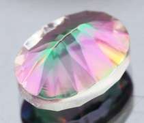 Rainbow color 10.08ct concave cut Mystic Quartz