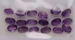 Gorgeous Group of Oval Cut Amethyst Stones, 13.56ct