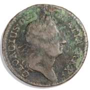 1723 Woods Hibernia 1/2 Penny