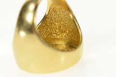 14K Yellow Gold 1912 Gold Indian Head $5 Half Eagle Coin Men's Ring