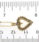 Charming Diamond Heart Pendant on Chain
