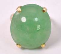 Huge Emerald/Beryl in 14KT ring