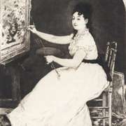 Fine Art Rare Edouard Manet Heliograph from original 1867 edition Collection