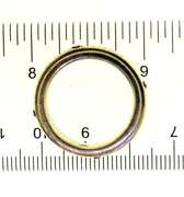 Sterling Silver Lavaggi Love,Faith,Hope,Peace Spinner Ring