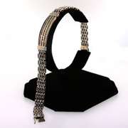 Amazing 14kt White Gold Bracelet with Baguette Diamonds