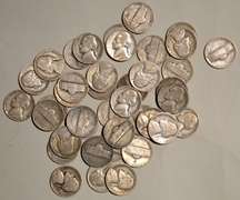 40 Unsearched Silver War Nickels