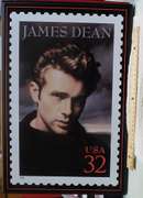 Postal Art: James Dean Picture, mounted