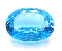 Alluring 25.18ct Oval Shaped Blue Topaz Gemstone