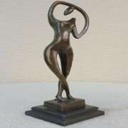 Modern Art Nude Bronze Figure