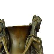 Vase Planter Bronze Statue