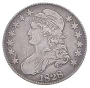 1828 Capped Bust Half Dollar - Large 8's - 108