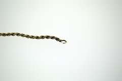 Italian Sterling Silver Lariat Rope Chain