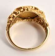 Tasteful 1851 $1 Gold Piece Ring
