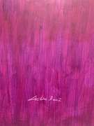Bold Purple Abstract Still Life