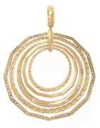 David Yurman Diamond Star Pendant in 18kt