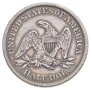 1844 Seated Liberty Half Dollar