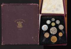 1951 King George VI Festival of Britain 10 Coin  proof set in original holder