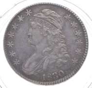 1830 Capped Bust Half Dollar