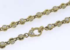 Judith Ripka CZ Station Necklace