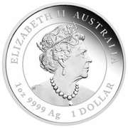 Australia 2020 Year Of The Mouse 1oz .999 Silver BU.
