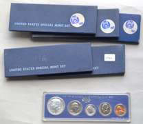6 1966 or 1967 US Special Mint Sets