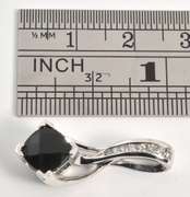 Modern WG, Black Onyx, & Diamond Pendant