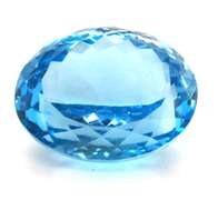 Fabulous 43.29ct Oval Shaped Blue Topaz Gemstone