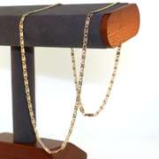 Bewitching 14kt Yellow Gold Chain Necklace with Bright Reflections