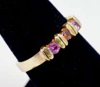 Dazzling Multi-Gemstone Ring in Yellow Gold