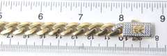 Attractive Yellow Gold Curb Cuban Link Bracelet