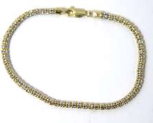 Stunning Yellow Gold Diamond Cut Bracelet