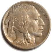 1913 D Raised Mound Buffalo Nickel