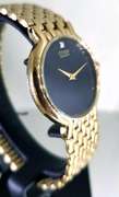 Elegant Men’s Gold-Tone Diamond Accent Watch