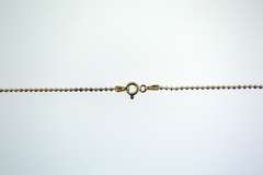 Italian Sterling Silver Necklace With Silver Drop Pendant