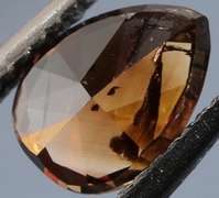 Unique .37ct pear cut chocolate Diamond