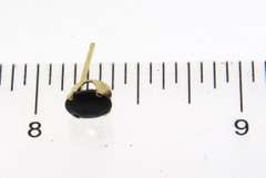 Nice Oval Blue Sapphire Stud Earrings