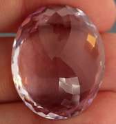 Huge! High fire 41.23ct Rose de Franc Amethyst