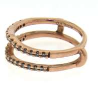 Fantastic Rose Gold Diamond Ring Guard