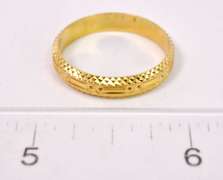 Marvelous Fancy Carved Men's Ring in 22KT Yellow Gold