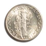 1930 Gem Full Band Mercury Dime