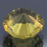 Large 5.65ct concave cushion cut golden Citrine