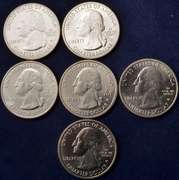 Lot Of 6 2019-W Quarters Lowell BU.