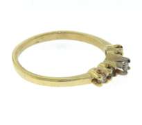 Dazzling Yellow Gold Diamond Band