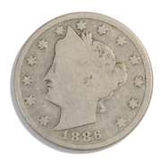 1886 Key V Nickel