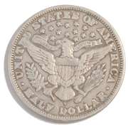 1895 S Barber Half Dollar