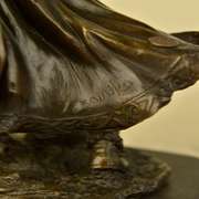 Warrior with Sword Bronze Sculpture