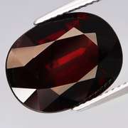 Elegant 10.28ct black red Spessartite Garnet